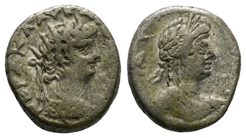 Egypt, Alexandria Nero, 54-68 Tetradrachm circa 54-68, billon 23.00 mm., 12.40 g...