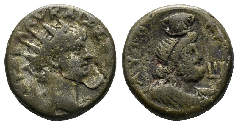 Egypt, Alexandria Nero, 54-68 Tetradrachm circa 54-68, billon 24.00 mm., 12.50 g...