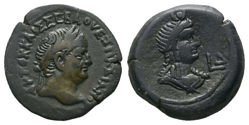 Egypt, Alexandria Vespasian, 69-79 Diobol circa 69-79, Æ 26.00 mm., 10.54 g.

...