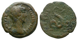 Egypt, Alexandria Hadrian, 117-138 Diobol circa 117-138