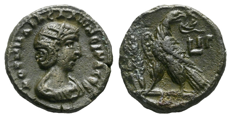 Egypt, Alexandria Salonina, wife of Gallienus Tetradrachm circa 253-268, billon ...