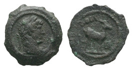 Egypt, Coptite Hadrian, 117-138 Dichalkon circa 117-138