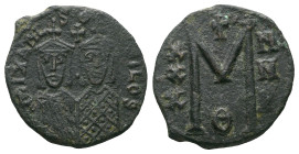 Michael II the Armorian, 820 – 829, with Theophilus from 821 (or 822) Follis Constantinople circa 820-829 - Ex Naville Numismatics sale 93, 961.