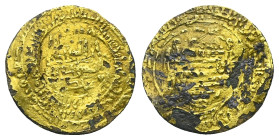 Islamic, Abbassid Dinar, plated contemporary forgery IX century