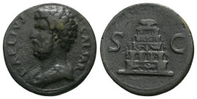 Modern reproduction Electrotype or Reproduction Modern fantasy of "sestertius" of Aelius XX century