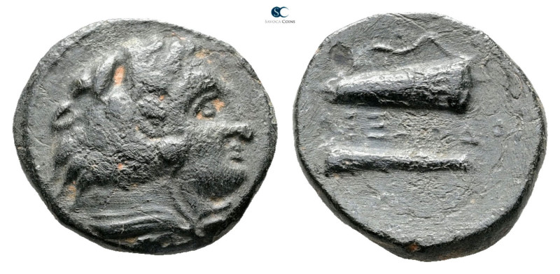 Kings of Macedon. Uncertain mint. Alexander III "the Great" 336-323 BC. 
Bronze...