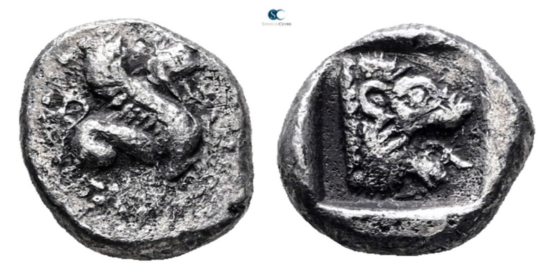 Troas. Assos circa 405-360 BC. 
Diobol AR

12 mm, 1,24 g



Very Fine