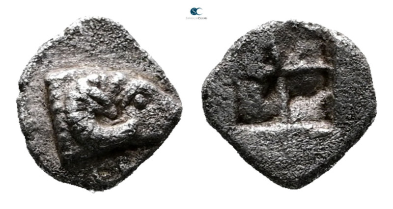 Troas. Kebren circa 500-450 BC. 
Hemiobol AR

7 mm, 0,37 g



Very Fine