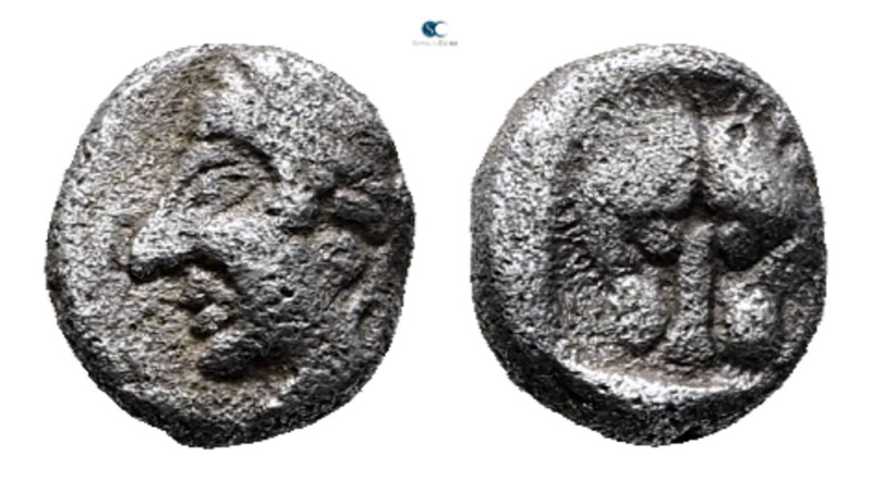 Ionia. Uncertain mint circa 500-450 BC. 
Obol AR

7 mm, 0,61 g



Very Fi...