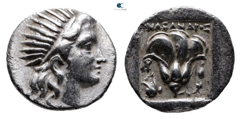 Islands off Caria. Rhodos circa 190-170 BC. 
Drachm AR

15 mm, 2,63 g



...