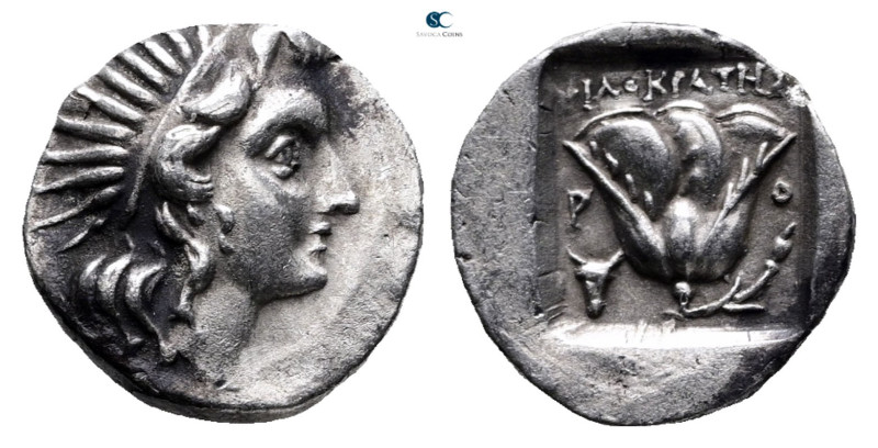 Islands off Caria. Rhodos circa 190-170 BC. 
Drachm AR

15 mm, 2,95 g



...