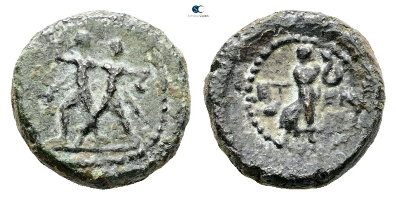 Pisidia. Etenna circa 100-27 BC. 
Bronze Æ

14 mm, 3,29 g



Very Fine