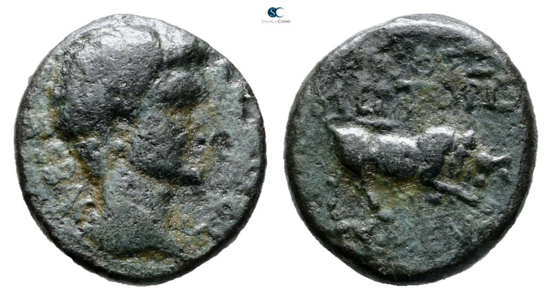Phrygia. Eumeneia - Fulvia. Tiberius AD 14-37. 
Bronze Æ

16 mm, 3,78 g


...