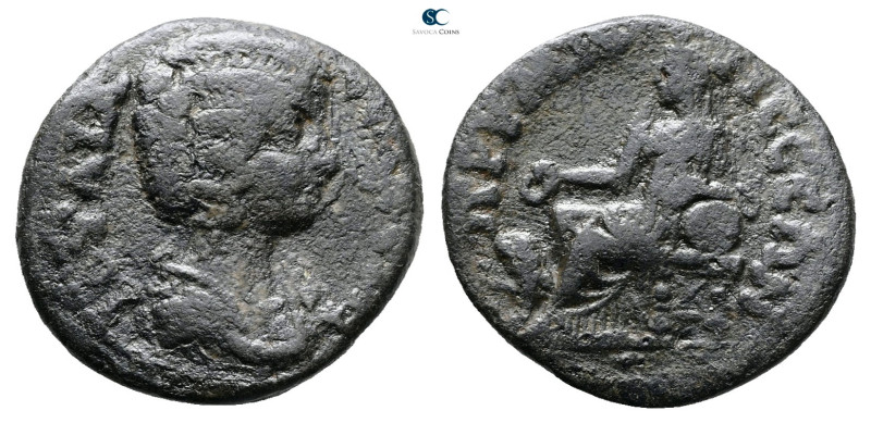 Phrygia. Prymnessos. Julia Domna. Augusta AD 193-217. 
Bronze Æ

23 mm, 5,97 ...