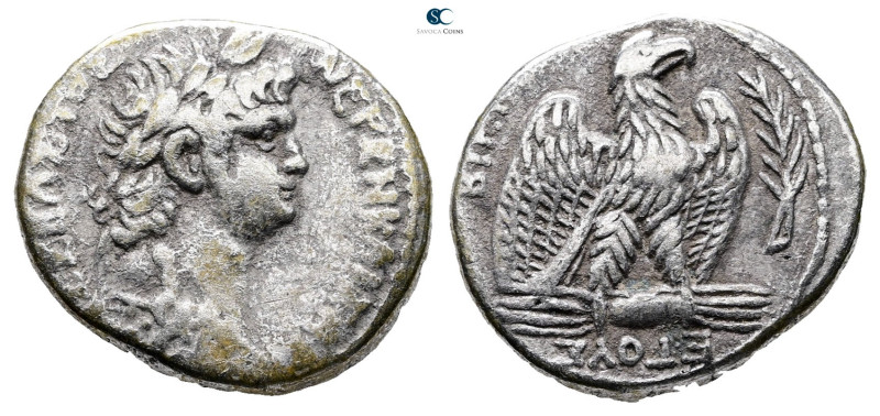 Seleucis and Pieria. Antioch. Nero AD 54-68. 
Tetradrachm AR

26 mm, 14,57 g...