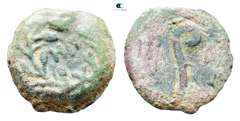 Judaea. Jerusalem. Procurators. Pontius Pilate under Tiberius AD 26-36. 
Bronze...