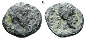 Mesopotamia. Edessa. Commodus with Abgar VIII AD 179-192. Bronze Æ