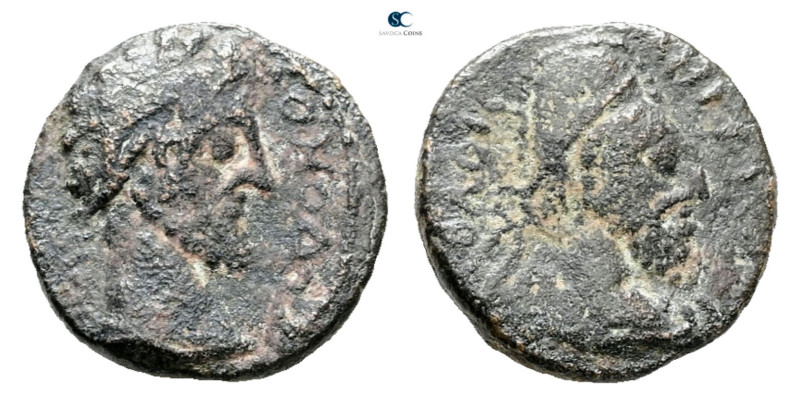 Mesopotamia. Edessa. Commodus AD 180-192. 
Bronze Æ

13 mm, 2,33 g



Ver...
