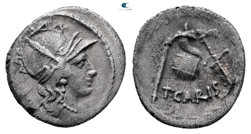 T. Carisius 46 BC. Rome
Denarius AR

18 mm, 3,64 g



Very Fine