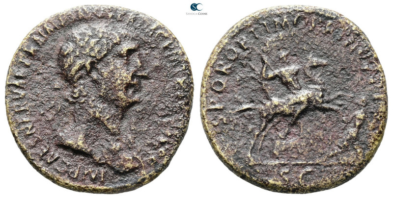 Trajan AD 98-117. Rome
Sestertius Æ

33 mm, 19,78 g



Fine