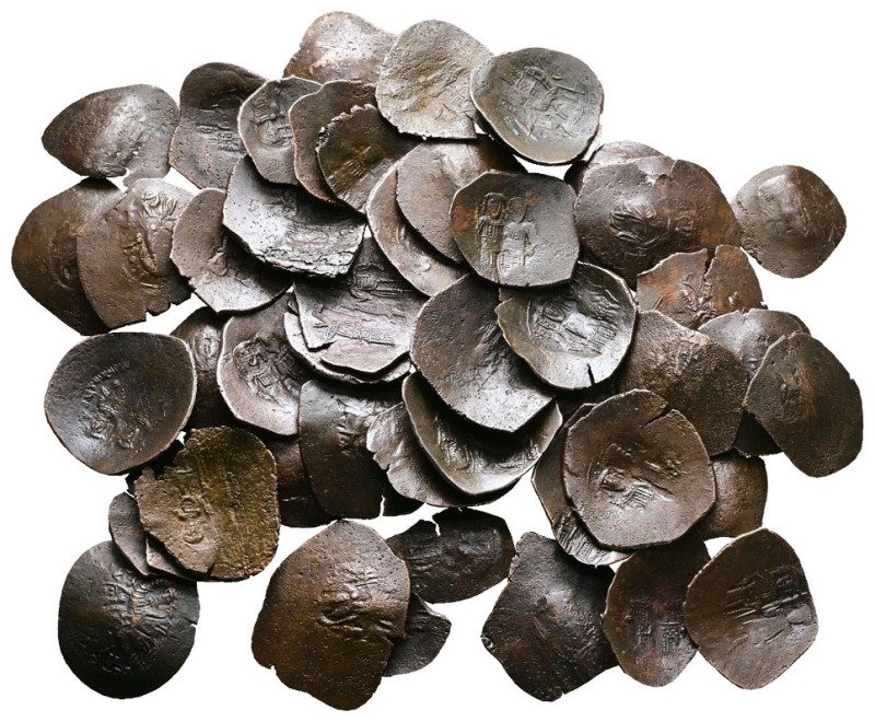Lot of ca. 50 byzantine scyphate coins / SOLD AS SEEN, NO RETURN! 

Good Fine