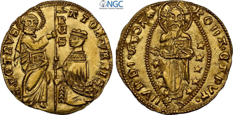 Roma, Senato Romano (1184-1447), Ducato (1350-1439), Rara MIR-179/2 Munt-116 Au ...