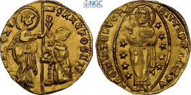 Venezia, Francesco Foscari (1423-1457), Ducato, Au 21 mm, 3,5 g, in Slab NGC MS64