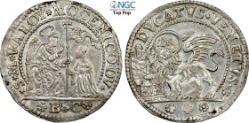 Venezia, Alvise II Mocenigo (1700-1709), Ducato, Dav-1527, Ag 41 mm, 22,7 g, ex asta NAC 43 del 2007 lotto 144, di alta conservazione con metallo bril...