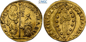 Venezia, Ludovico Manin (1789-1797), Zecchino, Au 21 mm, 3,47 g, in Slab NGC MS62