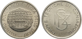 Repubblica Italiana, Monetazione in Lire (1946-2001), Prova Tecnica di Coniazione (500 Lire 1982), RR Ni 26 mm, 7,48 g, FDC
