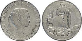 Repubblica Italiana, Monetazione in Lire (1946-2001), Prova tecnica sd in acmonital, Ac 18,5 mm 3,32 g. Debolmente coniata, probabilmente un test di c...