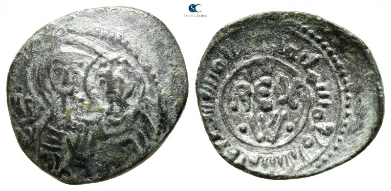 Guglielmo I AD 1154-1166. Messina
Follaro Æ

16 mm.,1,32 g.



very fine