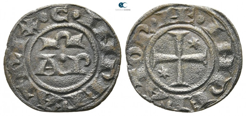 Enrico VI and Costanza AD 1194-1197. Brindisi
Denaro BI

17 mm.,0,77 g.


...