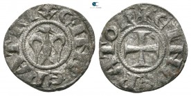 Enrico VI and Costanza AD 1194-1197. Messina. Denaro BI