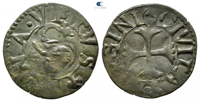 Republic AD 1200-1400. Siena
Quattrino CU

17 mm.,0,75 g.



very fine
