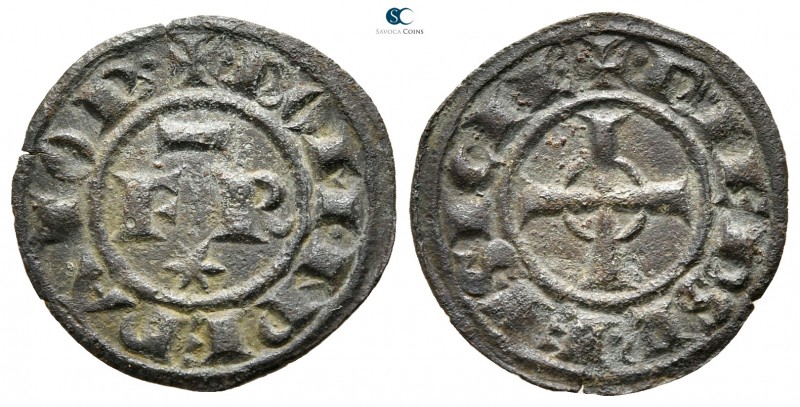 Federico II di Svevia AD 1218-1250. Brindisi
Denaro BI

17 mm.,0,76 g.


...