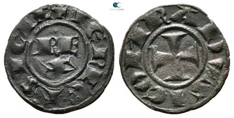 Corrado I AD 1250-1254. Messina
Denaro BI

14 mm.,0,63 g.



good very fi...