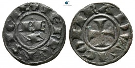 Corrado I AD 1250-1254. Messina. Denaro BI
