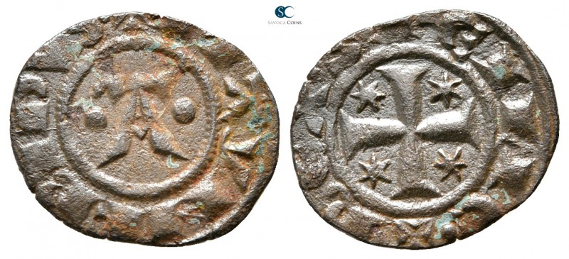 Manfredi AD 1263-1266. Brindisi
Denaro BI

15 mm.,0,53 g.



very fine