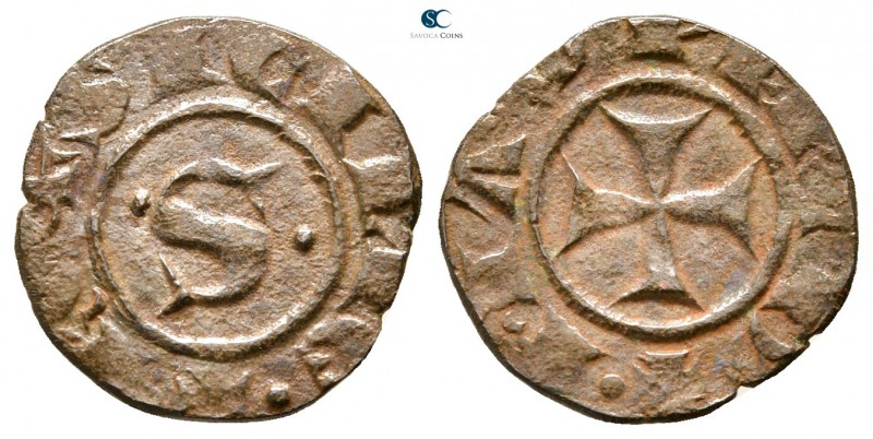 Manfredi AD 1263-1266. Messina
Denaro BI

14 mm.,0,74 g.



very fine
