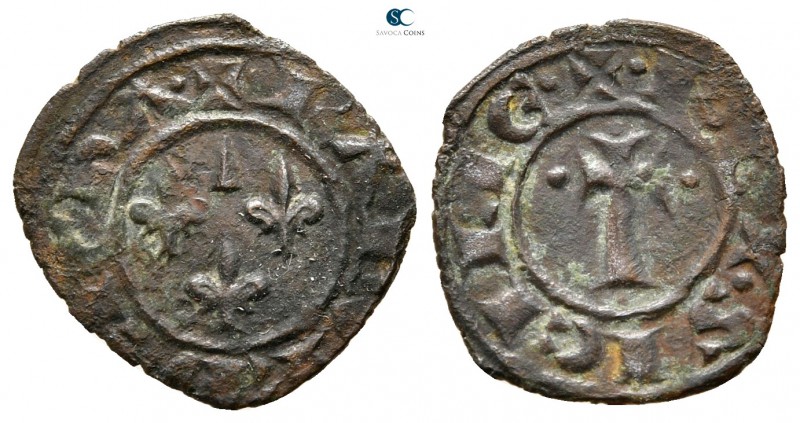 Charles I Anjou AD 1266-1285. Brindisi
Denaro BI

15 mm.,0,50 g.



very ...