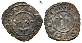Charles I Anjou AD 1266-1285. Brindisi. Denaro BI