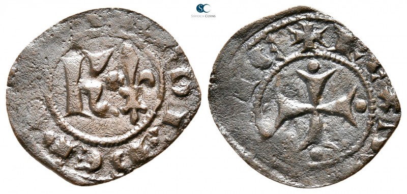 Charles I Anjou AD 1266-1285. Brindisi
Denaro BI

17 mm.,0,53 g.



very ...