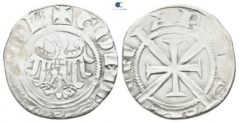 Mainardo II AD 1271-1295. Merano
Grosso Tirolino AR

19 mm.,1,22 g.



ve...