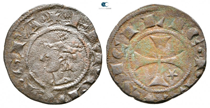 Frederick III AD 1296-1337. Messina
Denaro BI

15 mm.,0,64 g.



very fin...