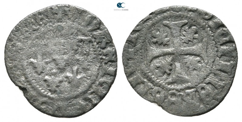 Joanna Anjou AD 1343-1347. Napoli 
Denaro BI

14 mm.,0,51 g.



nearly ve...