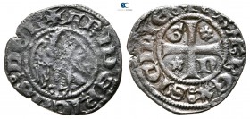 Frederick IV of Aragona AD 1355-1377. Messina. Denaro BI