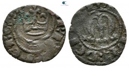 Maria and Martino AD 1396-1402. Messina. Denaro BI