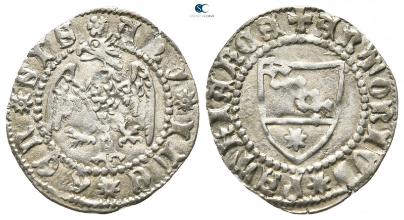 Antonio II Panciera AD 1402-1411. Aquileia
Denaro AR

18 mm.,0,73 g.



g...