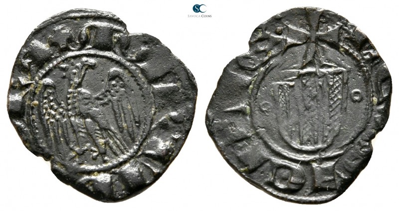 Martino AD 1402-1409. Messina
Denaro BI

15 mm.,0,77 g.



good very fine